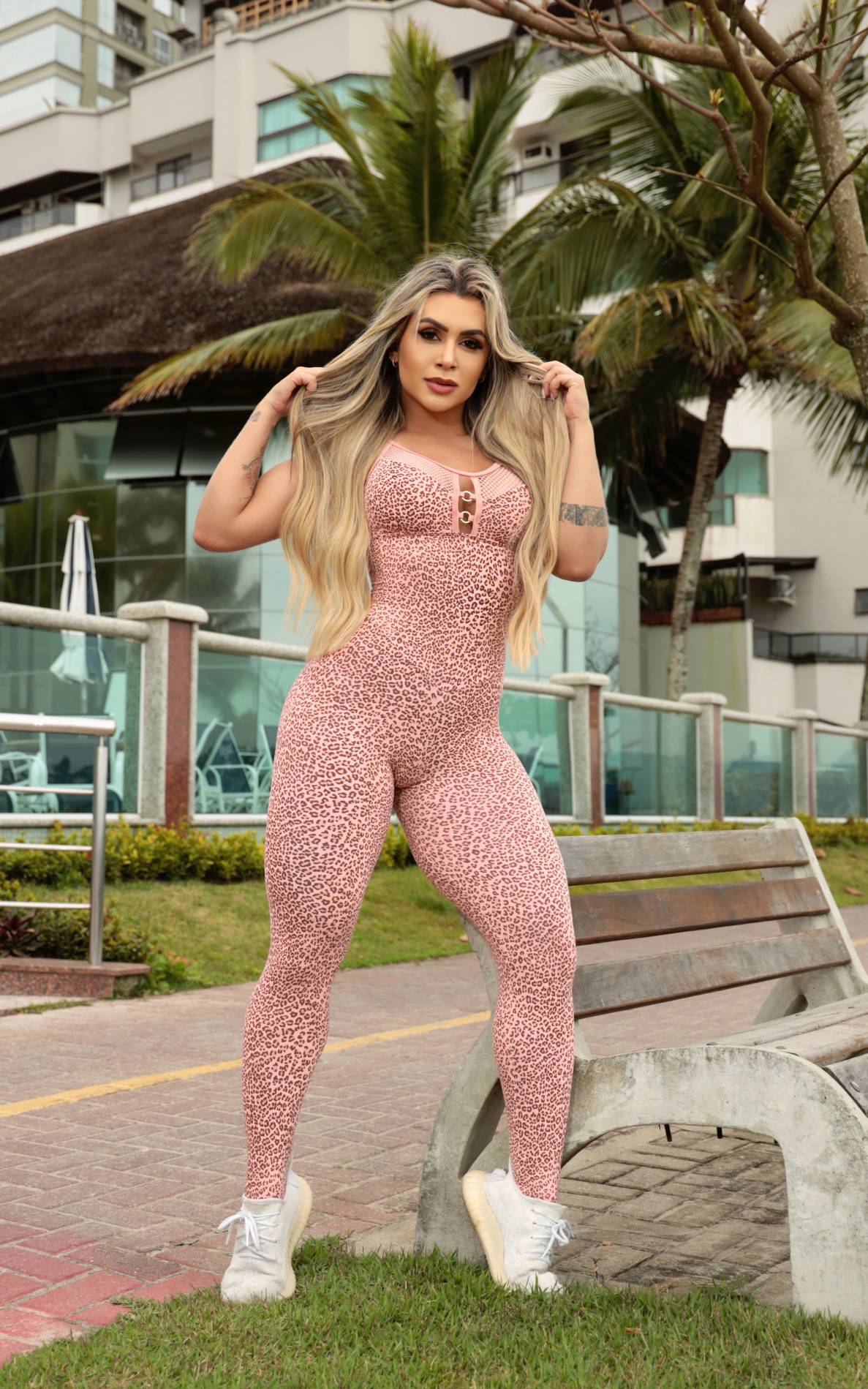 Legging de hot sale oncinha